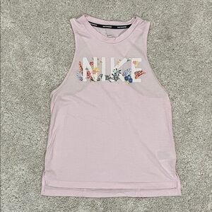 Nike Pink Sleeveless Tank Top